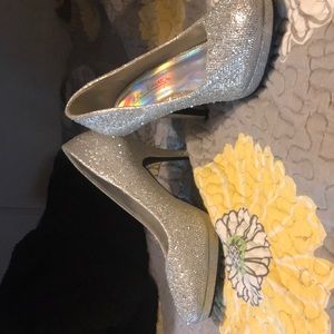 Silver heels